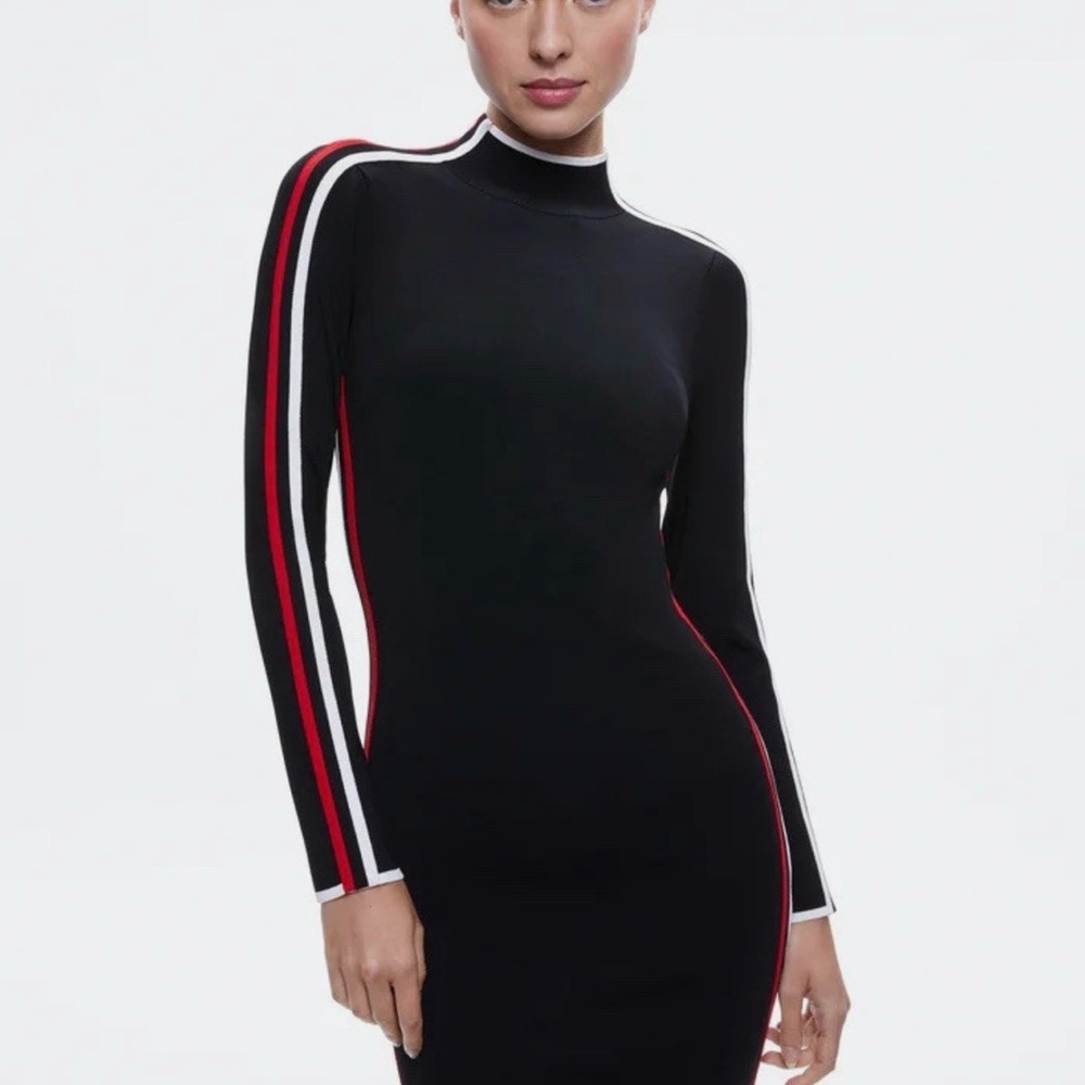 ALICE + OLIVIA Toya Turtleneck Dress